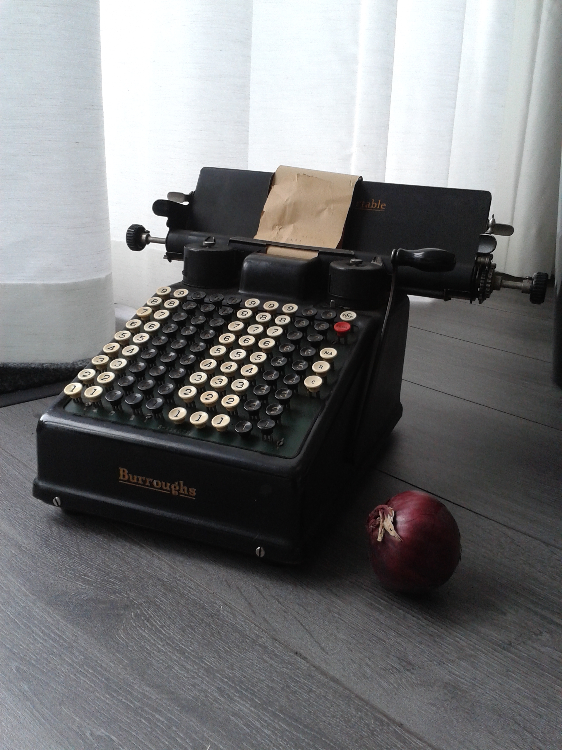 Burroughs Portable Calculator